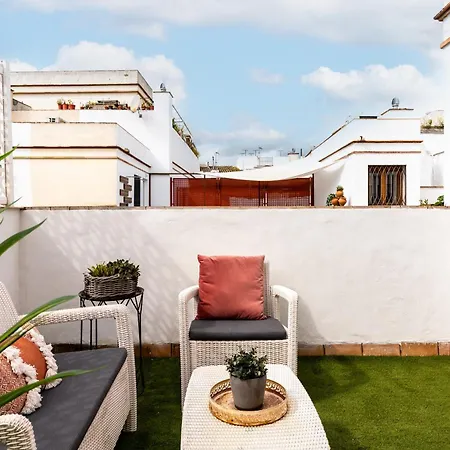 Francos Cathedral Terrace Apartment Seville Exterior photo